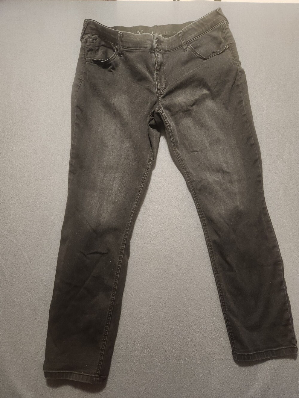 Natural Reflections Jeans Women Size 18 Black Skinny Ab Slimming